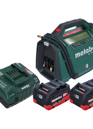 Metabo AK 18 Multi compresseur sans fil 18 V 11 bar + 2x batterie 5,5 Ah + kit de chargement