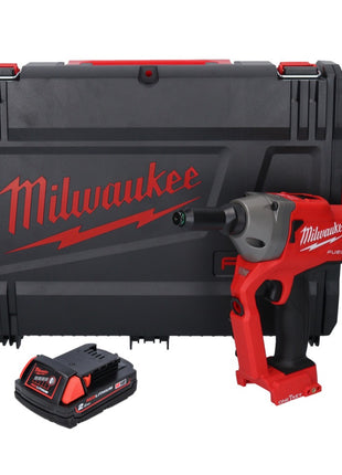 Milwaukee M18 ONEFPRT-201X Akku Blindnietgerät 18 V 20 kN Brushless + 1x Akku 2,0 Ah + HD Box - ohne Ladegerät