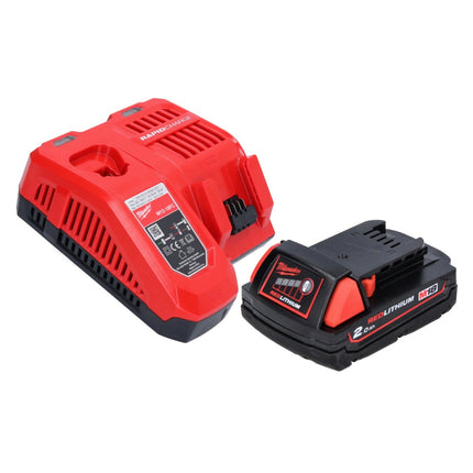 Milwaukee M18 ONEFPRT-201X remachadora ciega a batería 18 V 20 kN sin escobillas + 1x batería 2.0 Ah + cargador + caja HD