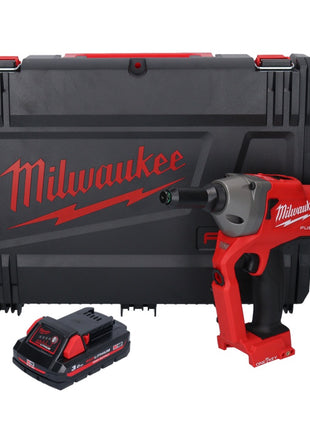 Riveteuse aveugle sur batterie Milwaukee M18 ONEFPRT-301X 18 V 20 kN sans balais + 1x batterie 3,0 Ah + boîtier HD - sans chargeur