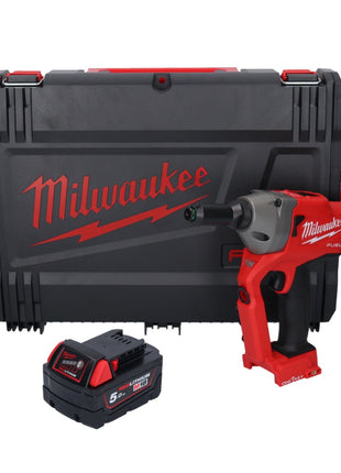 Milwaukee M18 ONEFPRT-501X Akku Blindnietgerät 18 V 20 kN Brushless + 1x Akku 5,0 Ah + HD Box - ohne Ladegerät