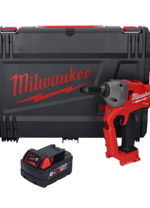 Milwaukee M18 ONEFPRT-601X remachadora ciega a batería 18 V 20 kN sin escobillas + 1x batería 6.0 Ah + caja HD - sin cargador