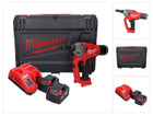 Milwaukee M18 ONEFPRT-602X remachadora ciega a batería 18 V 20 kN sin escobillas + 2x batería 6.0 Ah + cargador + caja HD