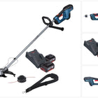 Bosch GFR 18V-23 Cortabordes profesional sin escobillas 18 V 230 mm + 2x batería 4,0 Ah + cargador