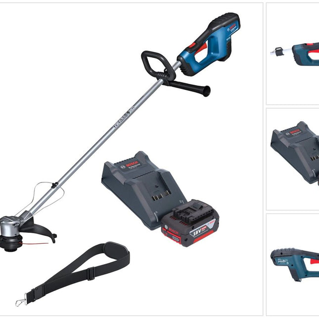 Tagliabordi Bosch GRT 18V-33 Professional 18 V 330 mm senza spazzole + 1x batteria 4,0 Ah + caricabatterie