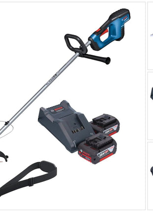 Bosch GRT 18V-33 Cortabordes a batería profesional 18 V 330 mm sin escobillas + 2x baterías 4,0 Ah + cargador