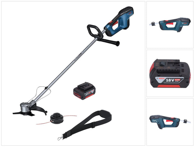 Bosch GFR 18V-23 Desbrozadora de batería profesional 18 V 230 mm sin escobillas + 1x batería 6,0 Ah - sin cargador