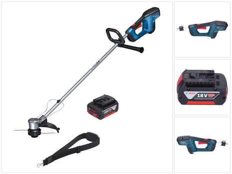 Bosch GRT 18V-33 Cortabordes a batería profesional 18 V 330 mm sin escobillas + 1x batería 6,0 Ah - sin cargador