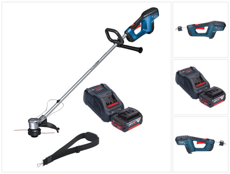 Bosch GRT 18V-33 Cortabordes a batería profesional 18 V 330 mm sin escobillas + 1x batería 6,0 Ah + cargador