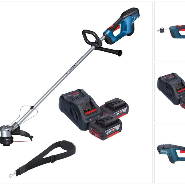 Bosch GRT 18V-33 Cortabordes a batería profesional 18 V 330 mm sin escobillas + 2x baterías 6,0 Ah + cargador