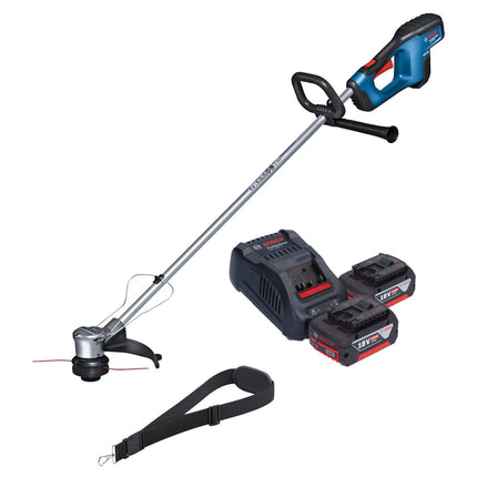 Bosch GRT 18V-33 Cortabordes a batería profesional 18 V 330 mm sin escobillas + 2x baterías 6,0 Ah + cargador