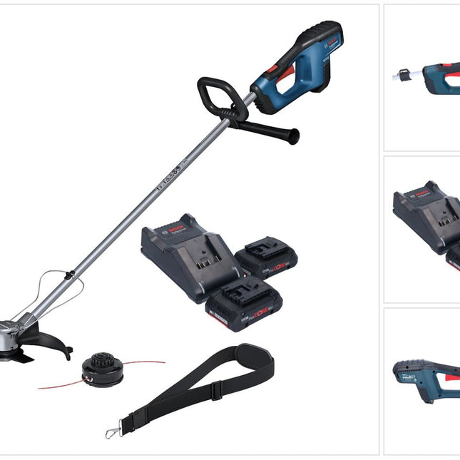 Bosch GFR 18V-23 Professional Akku Freischneider 18 V 230 mm Brushless + 2x ProCORE Akku 4,0 Ah + Ladegerät