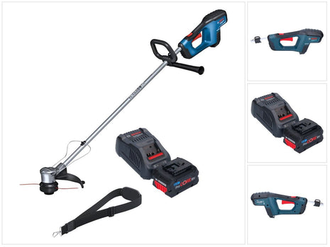 Coupe-bordures sans fil 18 V 330 mm Brushless + 1x batterie ProCORE 8,0 Ah + chargeur Bosch GRT 18V-33 Professional