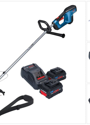 Bosch GRT 18V-33 Cortabordes a batería profesional 18 V 330 mm sin escobillas + 2x batería ProCORE 8,0 Ah + cargador