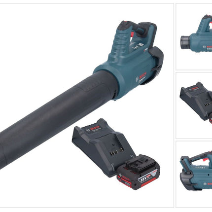 Bosch GBL 18V-750 Professional cordless blower 18 V BITURBO Brushless + 1x rechargeable battery 4.0 Ah + charger