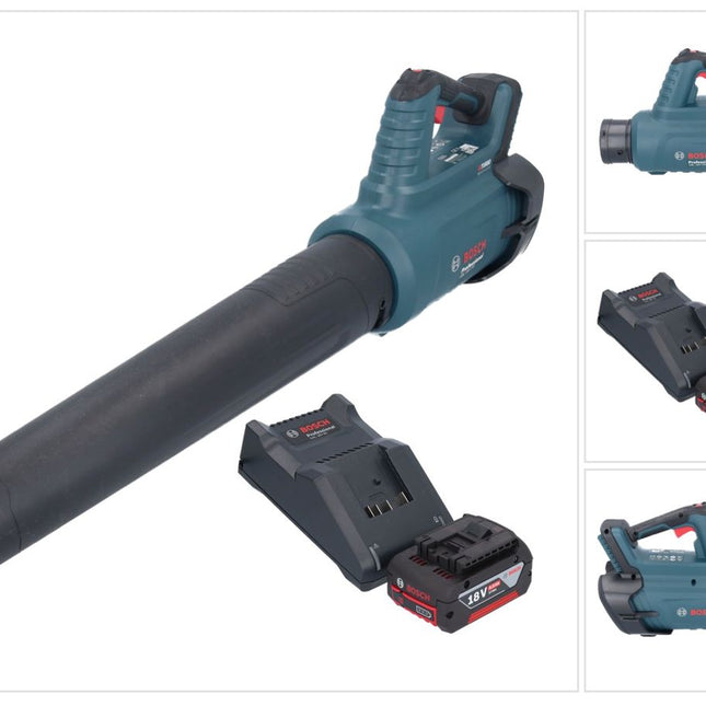 Bosch GBL 18V-750 Professional cordless blower 18 V BITURBO Brushless + 1x rechargeable battery 4.0 Ah + charger
