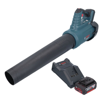 Bosch GBL 18V-750 Professional cordless blower 18 V BITURBO Brushless + 1x rechargeable battery 4.0 Ah + charger