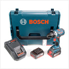 Bosch GSR 18 V-EC Akku Bohrschrauber 2016 neue Version Metallbohrfutter mit 2x Akku 4 Ah und AL1860 Ladegerät in L-Boxx ( 06019E8101 ) - Toolbrothers