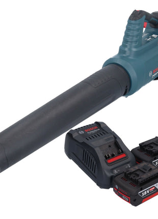 Bosch GBL 18V-750 Professional Souffleur sans fil 18 V BITURBO Brushless + 2x batterie 5,0 Ah + chargeur