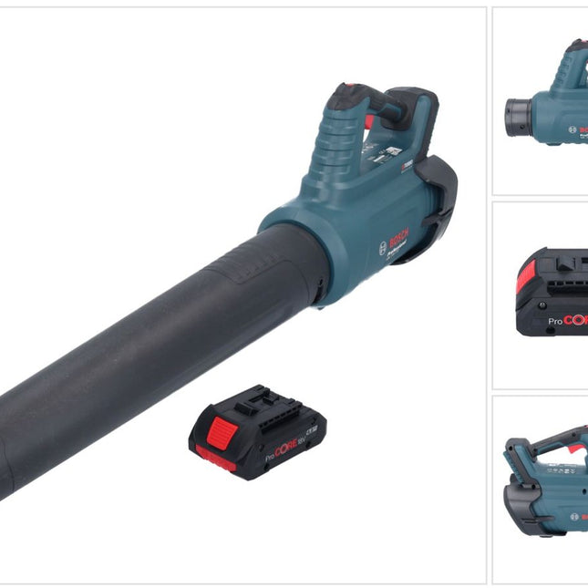 Bosch GBL 18V-750 Soplador profesional sin escobillas BITURBO de 18 V + 1x batería ProCORE de 4,0 Ah - sin cargador