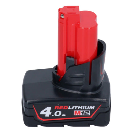 Milwaukee M12 FHIR14LR-401 cordless high-speed ratchet 12 V 47 Nm 1/4" brushless + 1x rechargeable battery 4.0 Ah - without charger