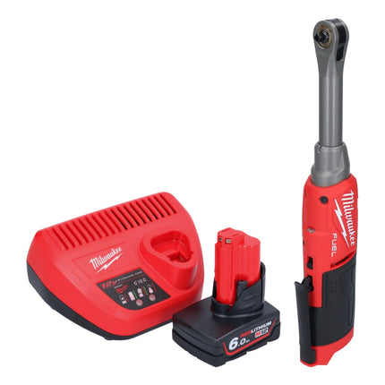 Milwaukee M12 FHIR14LR-601 carraca de alta velocidad a batería 12 V 47 Nm 1/4" sin escobillas + 1x batería 6,0 Ah + cargador