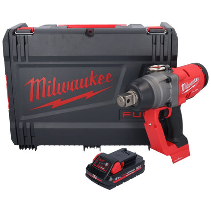 Milwaukee M18 ONEFHIWF1-301X akumulatorowy klucz udarowy 18 V 2033 Nm 1″ bezszczotkowy + 1x akumulator 3,0 Ah + skrzynka HD - bez ładowarki