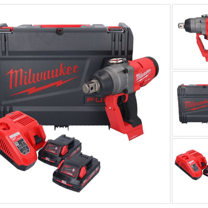 Milwaukee M18 ONEFHIWF1-302X Llave de impacto sin cable 18 V 2033 Nm 1 Brushless + 2x batería 3.0 Ah + cargador + HD Box