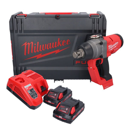 Milwaukee M18 ONEFHIWF1-302X Llave de impacto sin cable 18 V 2033 Nm 1 Brushless + 2x batería 3.0 Ah + cargador + HD Box