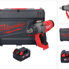 Milwaukee M18 ONEFHIWF1-501X Llave de impacto inalámbrica 18 V 2033 Nm 1″ sin escobillas + 1x batería 5,0 Ah + caja HD - sin cargador
