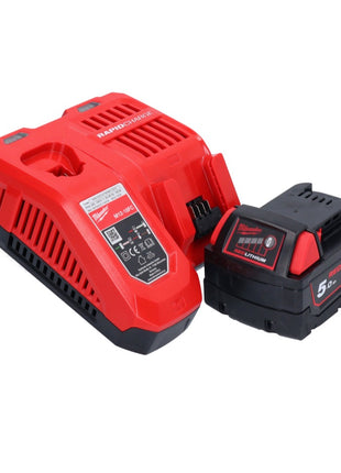 Llave de impacto inalámbrica Milwaukee M18 ONEFHIWF1-501X 18 V 2033 Nm 1″ sin escobillas + 1x batería 5,0 Ah + cargador + caja HD