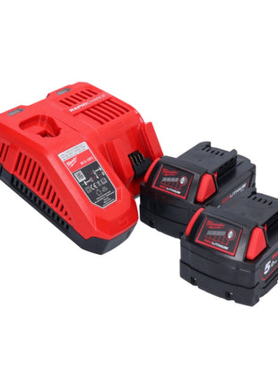 Clé à chocs sans fil Milwaukee M18 ONEFHIWF1-502X 18 V 2033 Nm 1″ brushless + 2x batterie 5,0 Ah + chargeur + boîtier HD