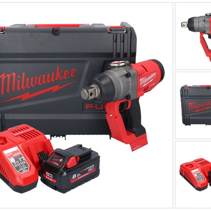 Milwaukee M18 ONEFHIWF1-801X Llave de impacto sin cable 18 V 2033 Nm 1 Brushless + 1x batería 8.0 Ah + cargador + HD Box