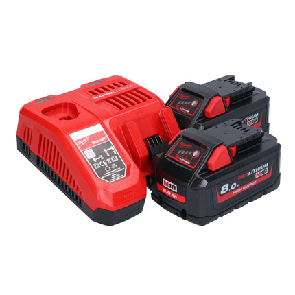 Milwaukee M18 ONEFHIWF1-802X Llave de impacto sin cable 18 V 2033 Nm 1 Brushless ( 4933459733 ) + 2x batería 8,0 Ah + cargador + HD Box
