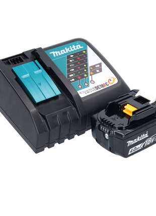 Makita DBO 381 RM1U Akumulatorowa szlifierka oscylacyjna 18 V 93 x 185 mm bezszczotkowa + 1x akumulator 4,0 Ah + ładowarka