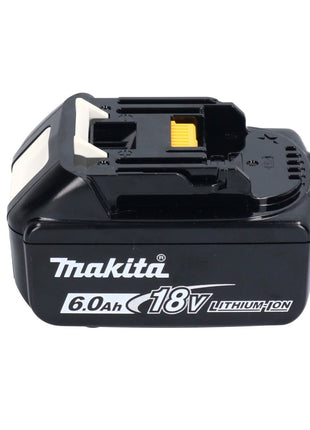 Makita DBO 381 G1U Akumulatorowa szlifierka oscylacyjna 18 V 93 x 185 mm bezszczotkowa + 1x akumulator 6,0 Ah - bez ładowarki