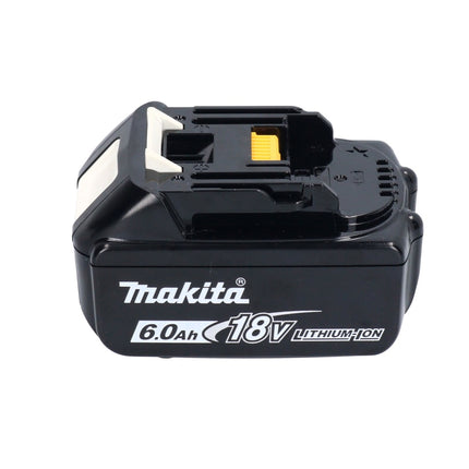 Lijadora vibratoria sin escobillas Makita DBO 381 G1U 18 V 93 x 185 mm + 1x batería 6,0 Ah - sin cargador