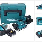 Makita DBO 381 RM1JU Akumulatorowa szlifierka oscylacyjna 18 V 93 x 185 mm bezszczotkowa + 1x akumulator 4,0 Ah + ładowarka + Makpac