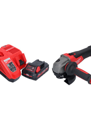 Milwaukee M18 FSAG125X-301 akumulatorowa szlifierka kątowa 18 V 125 mm bezszczotkowa + 1x akumulator 3,0 Ah + ładowarka