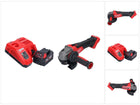 Milwaukee M18 FSAG125X-401 Akumulatorowa szlifierka kątowa 18 V 125 mm bezszczotkowa + 1x akumulator 4,0 Ah + ładowarka