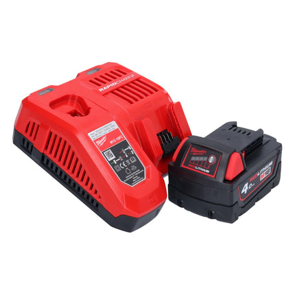 Milwaukee M18 FSAG125X-401 Amoladora angular sin cable 18 V 125 mm sin escobillas + 1x batería 4.0 Ah + cargador