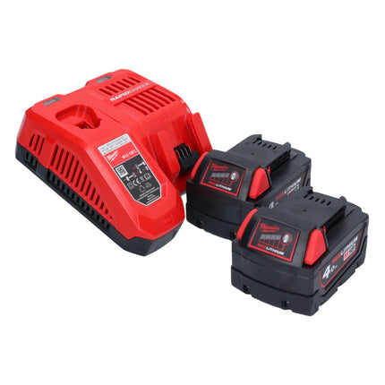 Smerigliatrice angolare a batteria Milwaukee M18 FSAG125X-402 18 V 125 mm Brushless + 2 batterie 4,0 Ah + caricabatterie