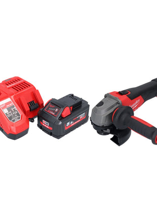 Milwaukee M18 FSAG125X-551 Akumulatorowa szlifierka kątowa 18 V 125 mm bezszczotkowa + 1x akumulator 5,5 Ah + ładowarka