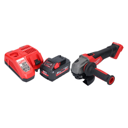 Milwaukee M18 FSAG125X-551 Amoladora angular sin cable 18 V 125 mm sin escobillas + 1x batería 5,5 Ah + cargador