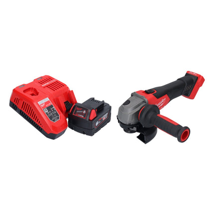 Amoladora angular a batería Milwaukee M18 FSAG125X-601 18 V 125 mm sin escobillas + 1x batería 6,0 Ah + cargador