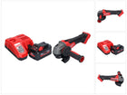 Amoladora angular a batería Milwaukee M18 FSAG125X-801 18 V 125 mm sin escobillas + 1x batería 8,0 Ah + cargador