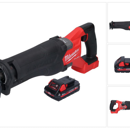 Milwaukee M18 FSZ-301 cordless Recipro reciprocating saw 18 V brushless + 1x battery 3.0 Ah - without charger