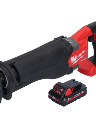 Sierra de sable Milwaukee M18 FSZ-301 a batería 18 V sin escobillas + 1x batería 3,0 Ah - sin cargador