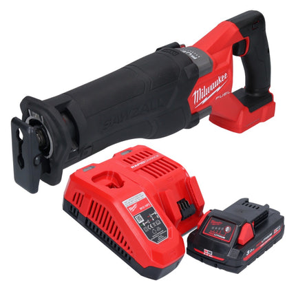 Sierra de sable sin cable Milwaukee M18 FSZ-301 18 V sin escobillas + 1x batería 3.0 Ah + cargador