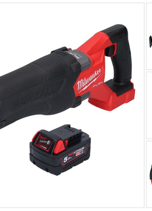 Milwaukee M18 FSZ-501 Akku Recipro Sbelsge 18 V Brushless + 1x Batterie 5,0 Ah - sans chargeur